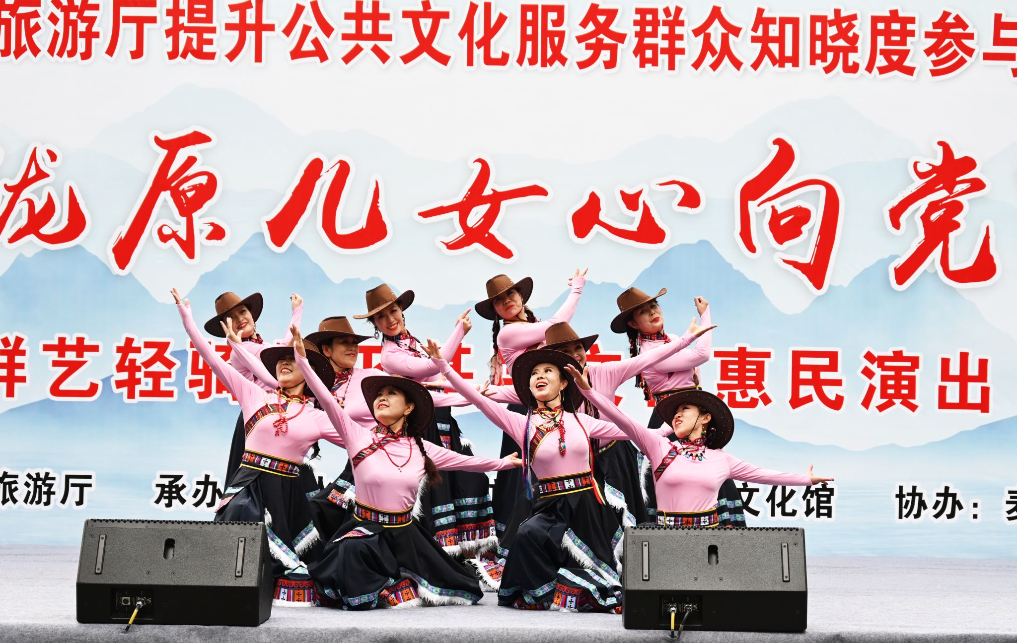 心向党群艺轻骑兵下基层文化惠民演出活动在天水市麦积区渭南镇举办