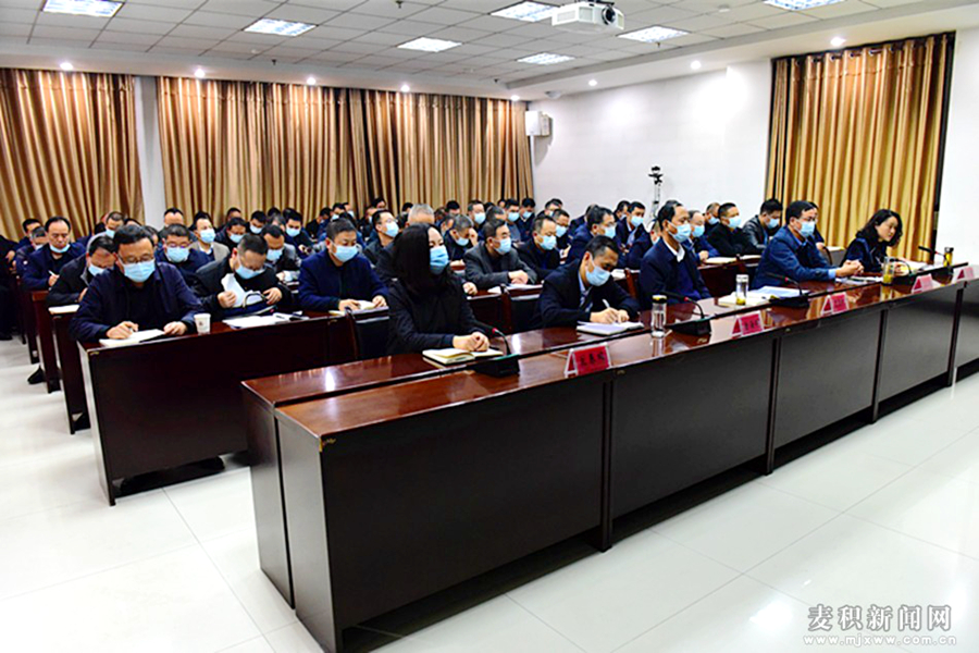 麦积区迅速贯彻落实省、市新冠肺炎疫情联防联控领导小组(扩大)会议精神 安排部署全区疫情防控工作.jpg