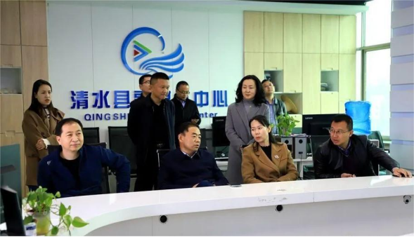 省广电局调研清水县广播电视工作101.png
