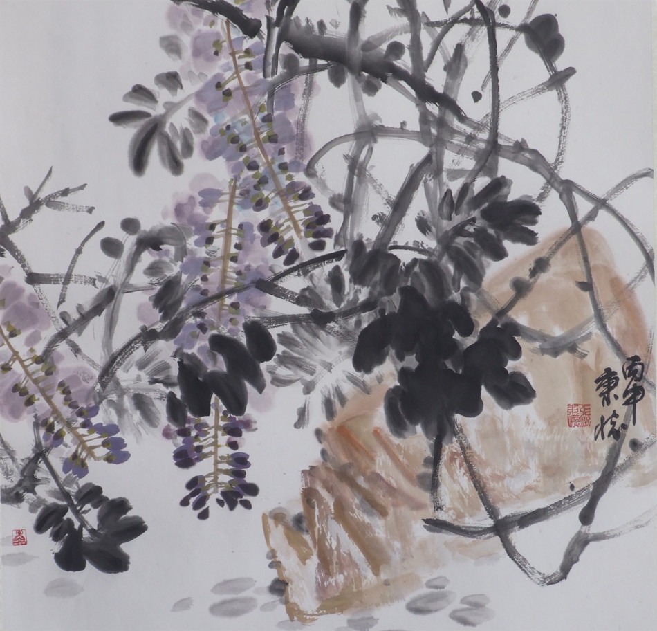 1582186621138725.jpg 5张东怀《紫藤花石图》.jpg