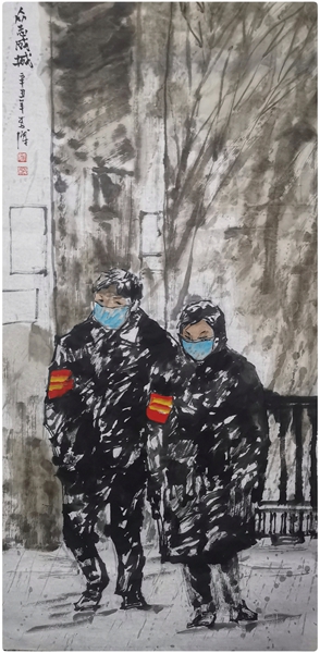 2李博 《众志成城》其一.jpg 2李博 《众志成城》其一.jpg