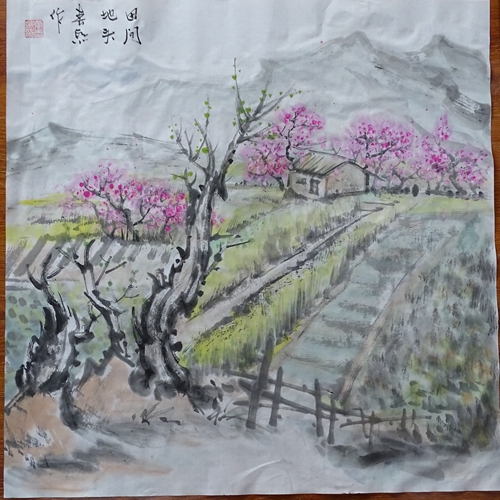 作者:万春熙 作品《田间地头》.jpg 作者:万春熙 作品《田间地头》.jpg