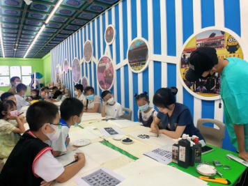 天水市博物馆2022年暑期研学活动之——镌拓书法延血脉 楮墨流彩共成长740.png