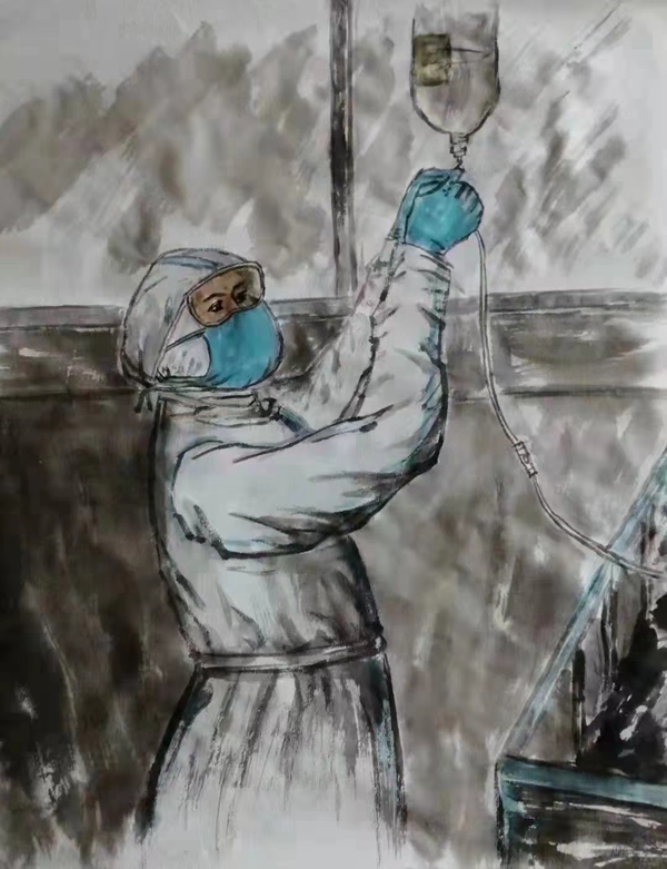 5 陈强明 《防疫卫士》.jpg 5 陈强明 《防疫卫士》.jpg