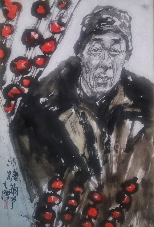 作品名称:《冰糖葫芦》尺寸:70X35厘米 作者:李博.jpg